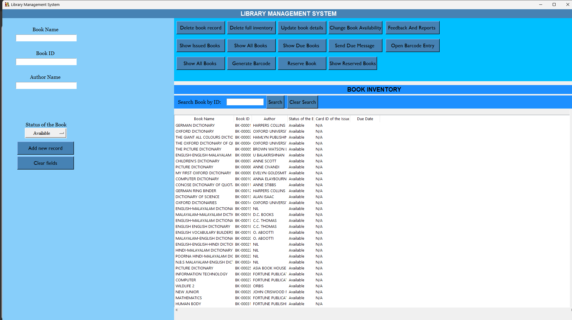 Library Management System